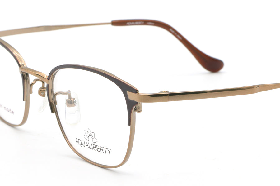 【鯖江製】AQUALIBERTY(アクアリバティ) AQ 22524-BRブラウン(48)