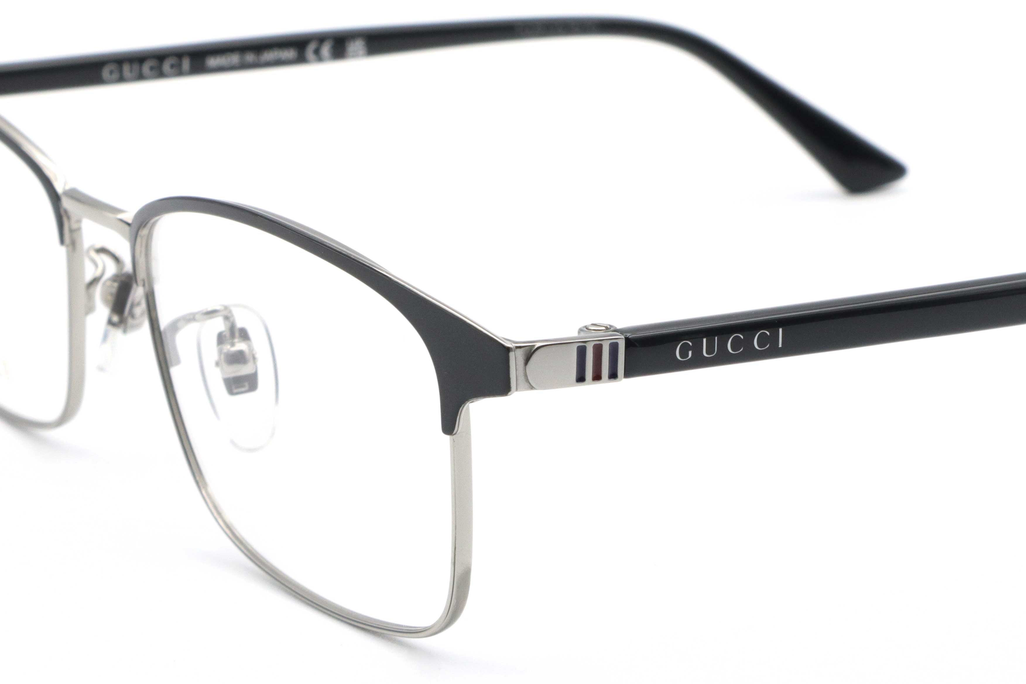 鯖江製】GUCCI(グッチ) GG 1475OJ-002ブラック/シルバー(55) – 武田