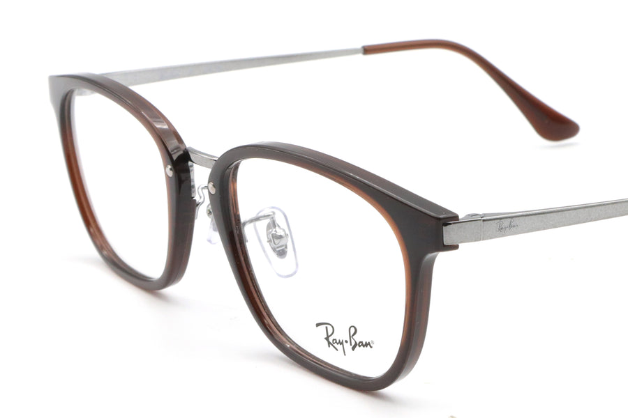 Ray-Ban(レイバン) RX 7247D-5392ポリッシュダークブラウン(51)