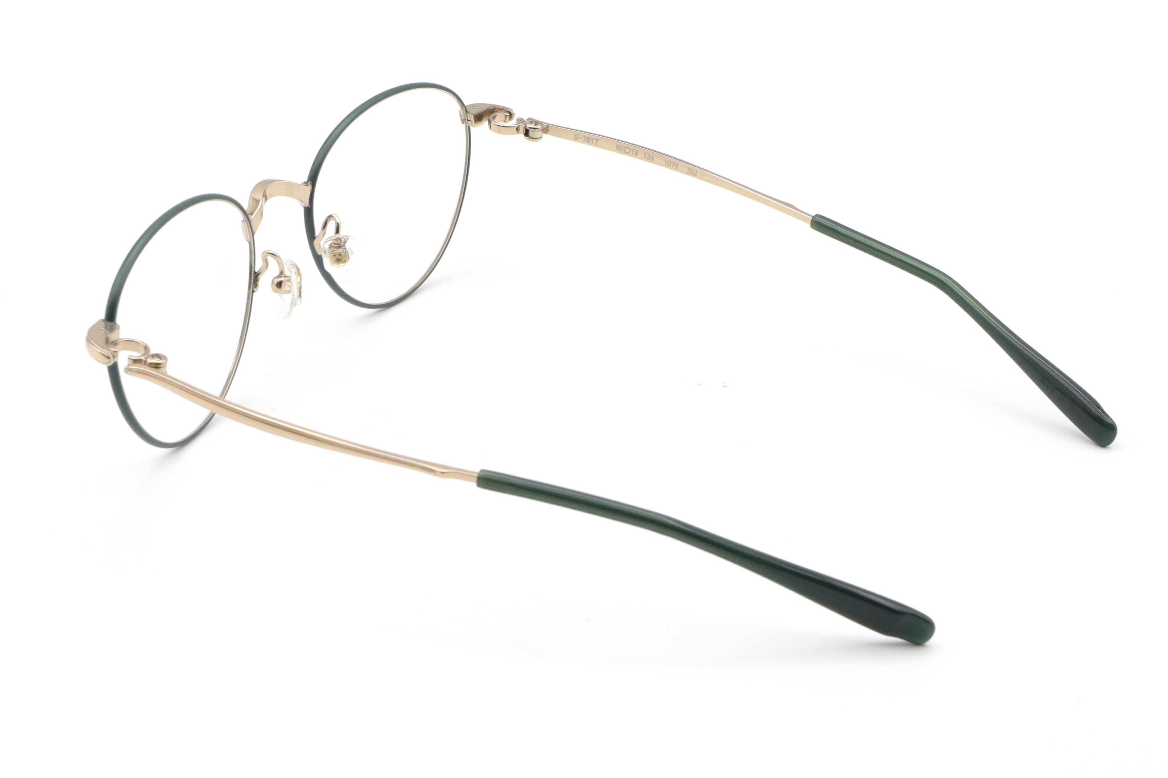 999.9(フォーナインズ) S-781T-1076ダークグリーンマット/ホワイト