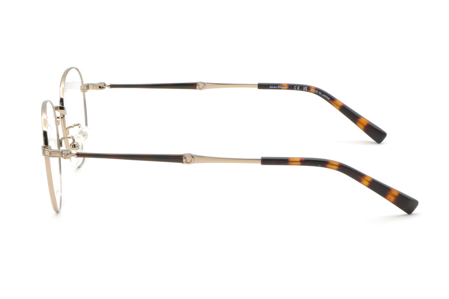 【鯖江製】Ferragamo(フェラガモ) SF 2550A-717ゴールド(51)