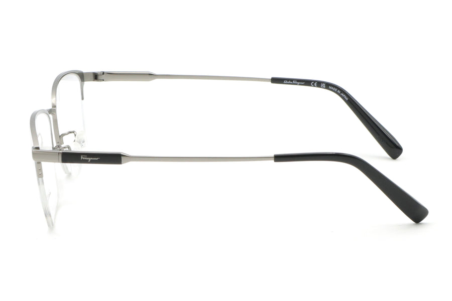 【鯖江製】Ferragamo(フェラガモ) SF 2562A-050ライトルテニウム(57)