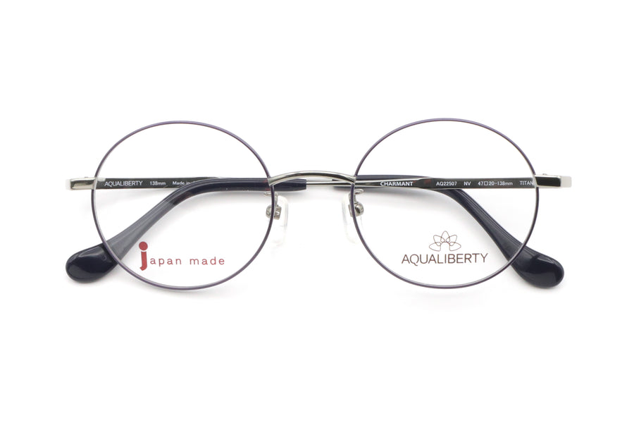 【鯖江製】AQUALIBERTY(アクアリバティ) AQ 22507-NVネイビー(47)