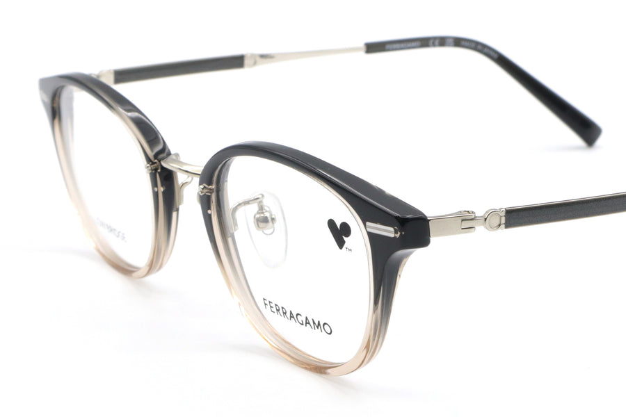 【鯖江製】FERRAGAMO(フェラガモ) SF 2981LB-209ダークブラウングラディエント(47)