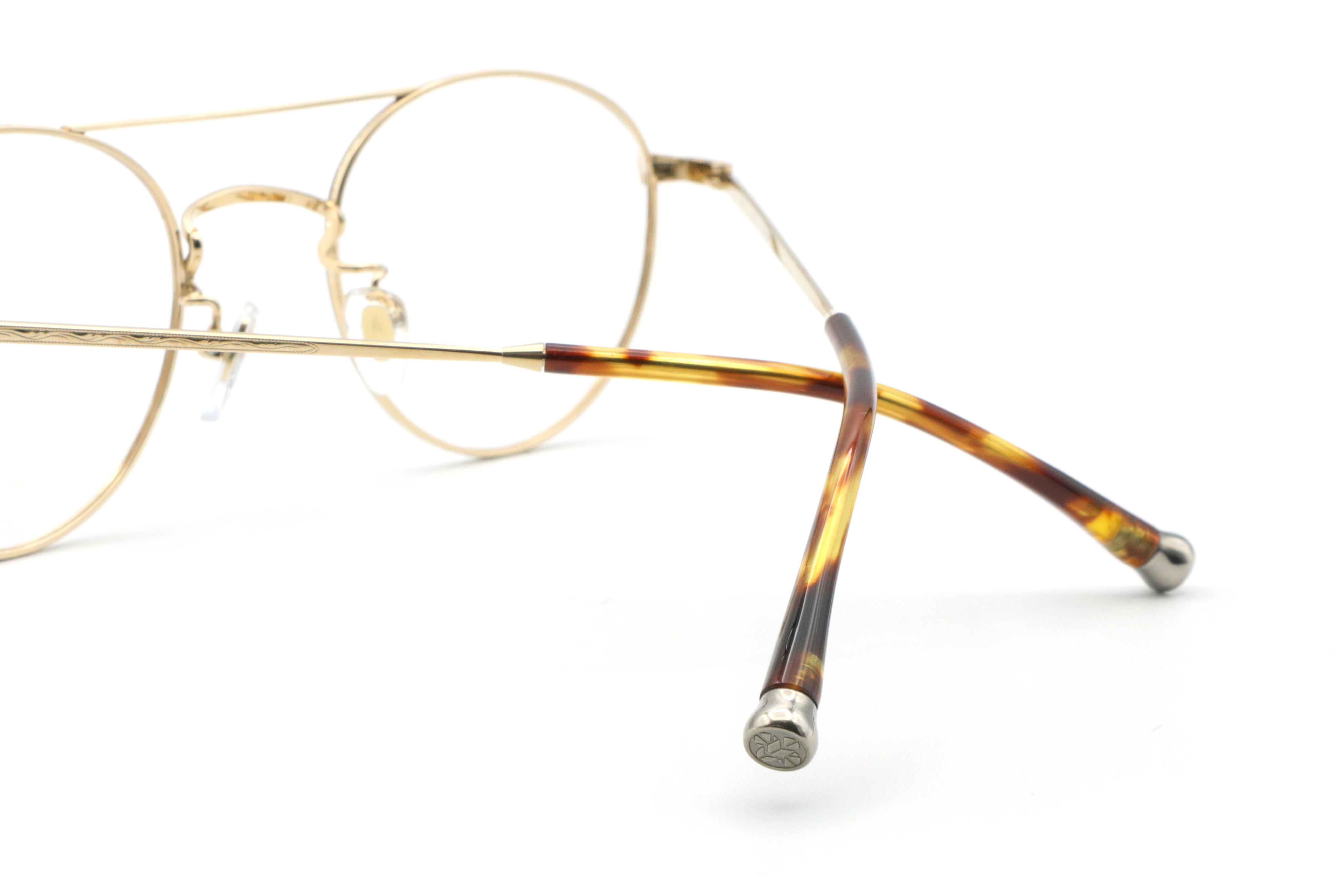 鯖江製】越前國甚六作(ジンロクサク) JN 066-5ブラウン/ゴールド(49