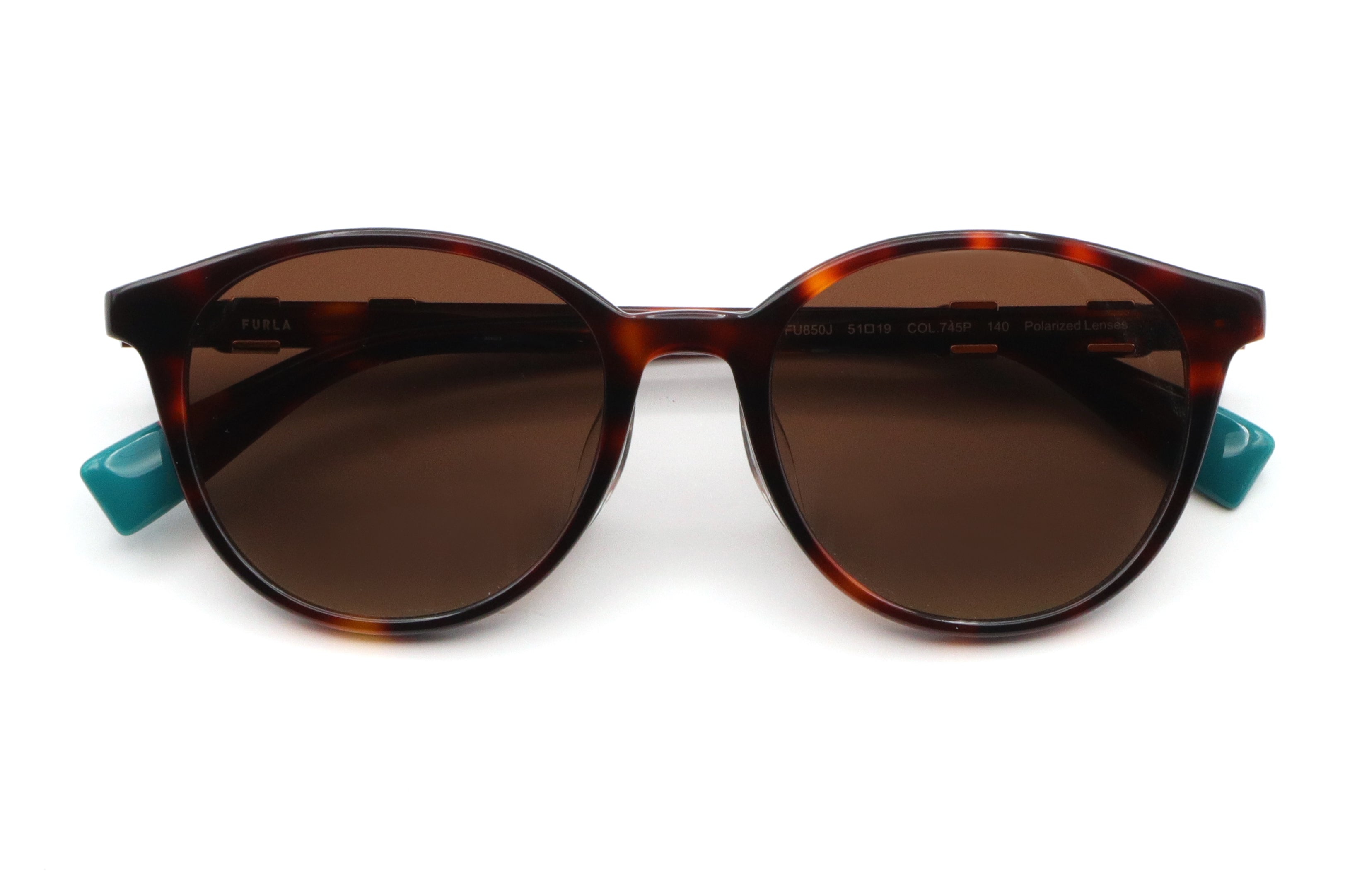FURLA(フルラサングラス) SFU 850J-745Pシャイニーブラウンハバナ(51