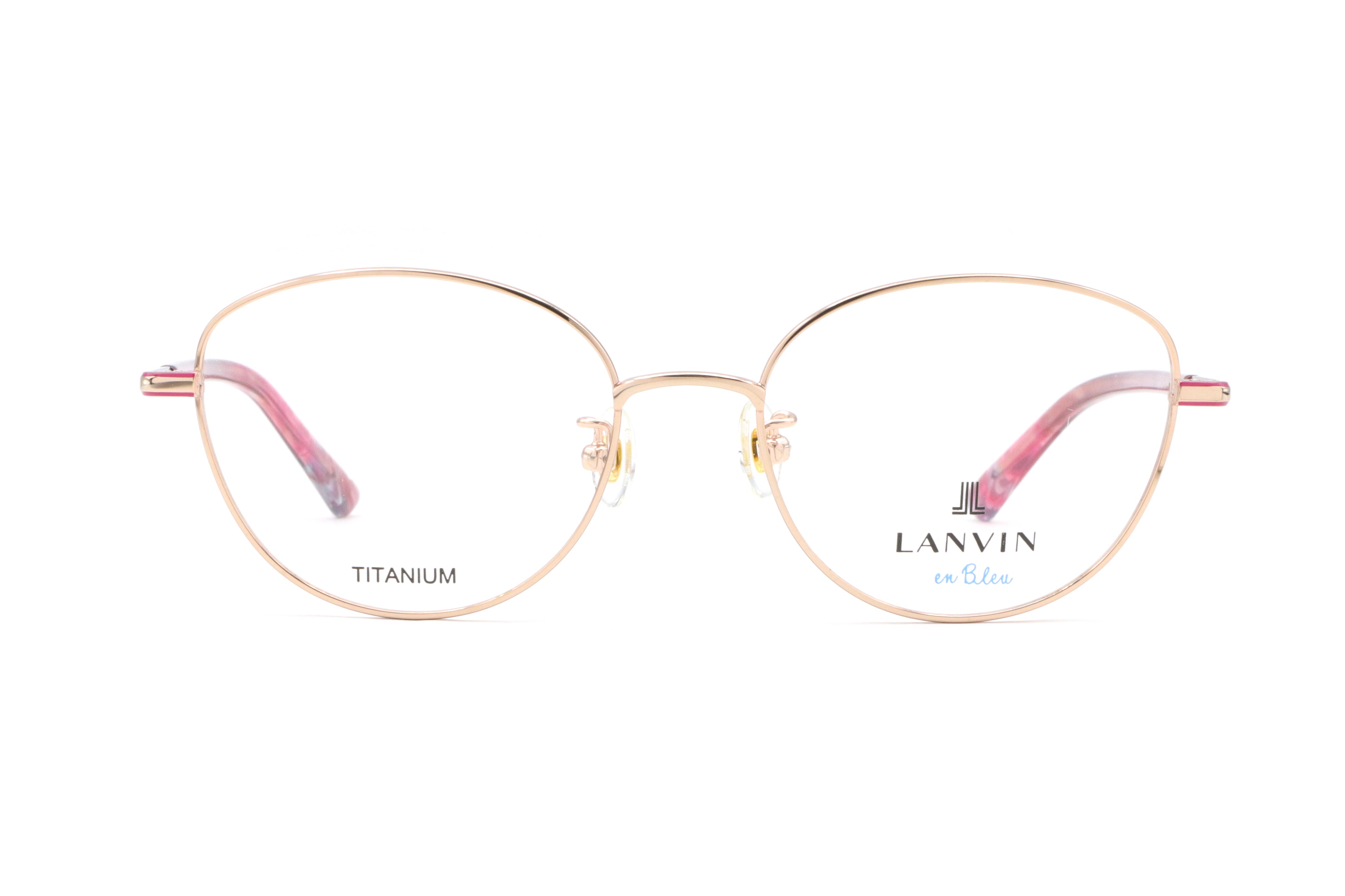 LANVIN en Bleu(ランバンオンブルー) VLB 018J-02AMゴールド/ピンク(51
