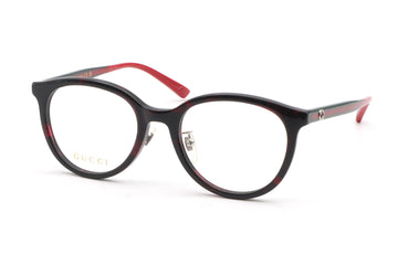 【鯖江製】GUCCI(グッチ) GG 1867OK-003レッドハバナ/グリーン(51)