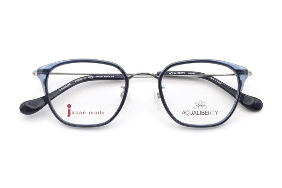 【鯖江製】AQUALIBERTY(アクアリバティ) AQ 22534-NVネイビー(47)