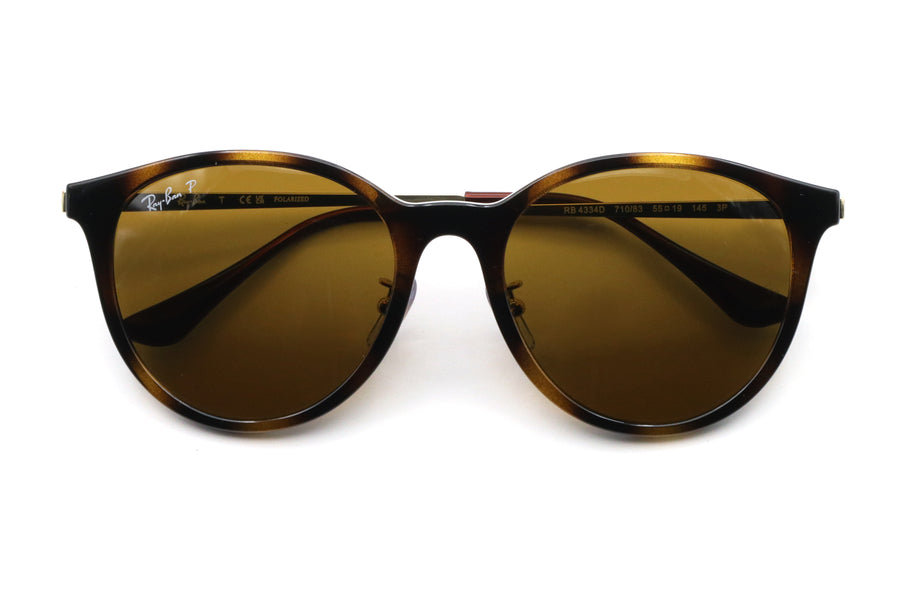 Ray-Ban(レイバン) RB 4334D-710/83ポリッシュライトハバナ(55)