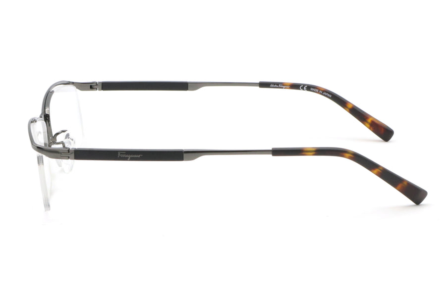 【鯖江製】Ferragamo(フェラガモ) SF 2548A-015グレー(55)