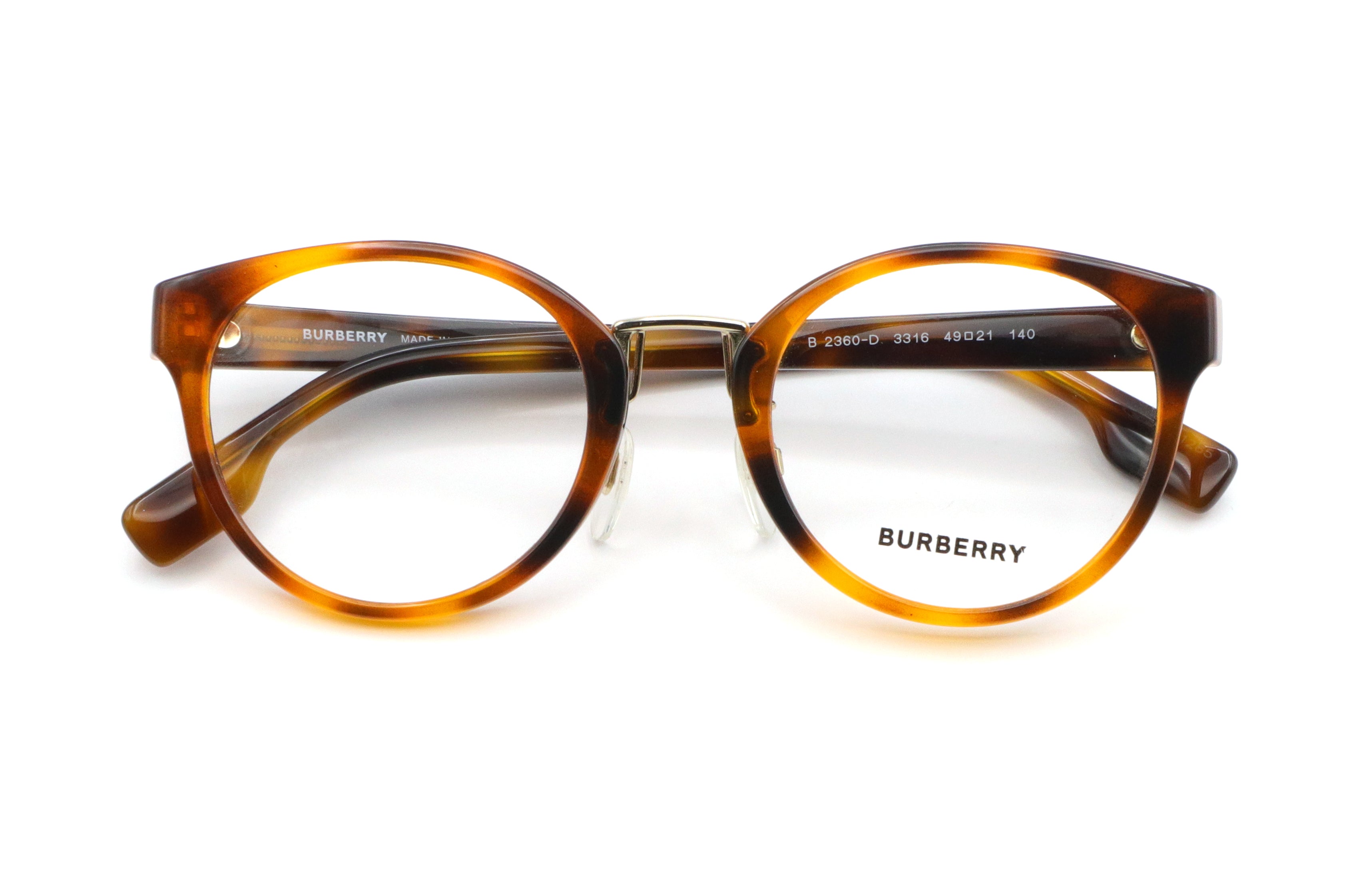 BURBERRY(バーバリー) BE 2360D-3316ブラウン(49) – 武田メガネ