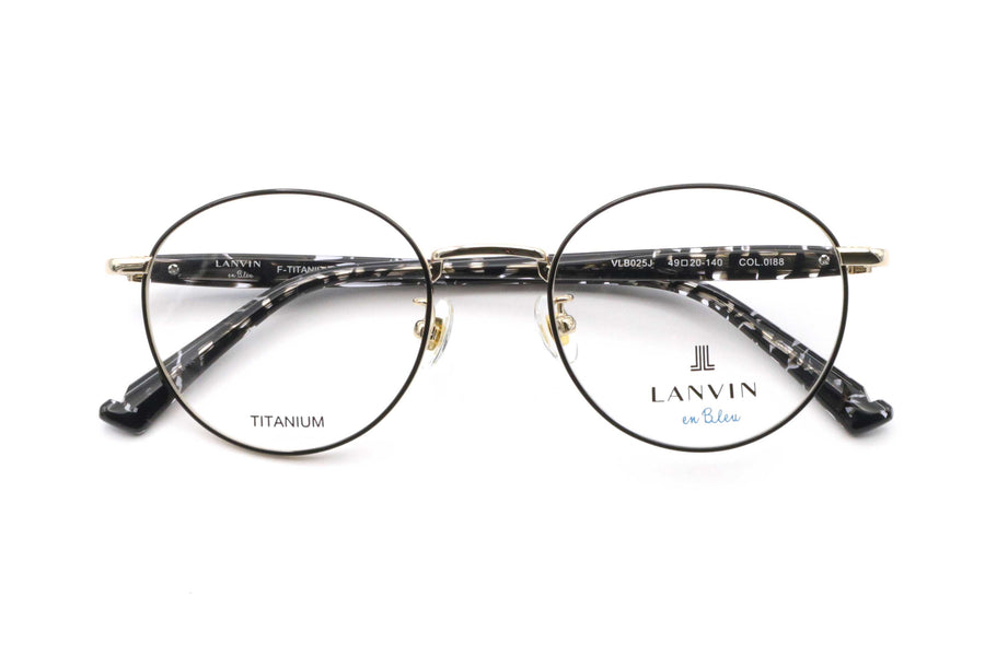 LANVIN en Bleu(ランバンオンブルー) VLB 025J-0I88ブラック/ゴールド(49)