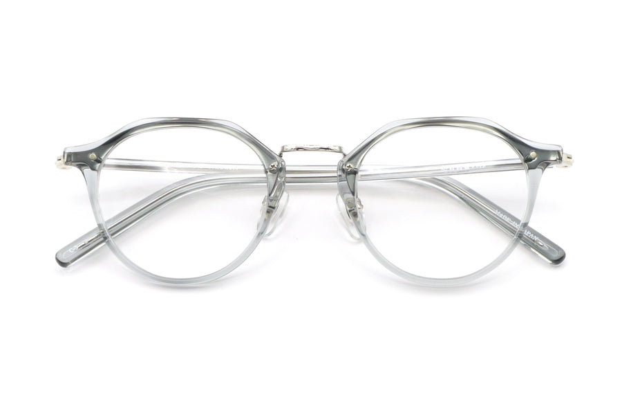 【鯖江製】越前國甚六作(ジンロクサク) EZ 038-3クリアグレー(46)