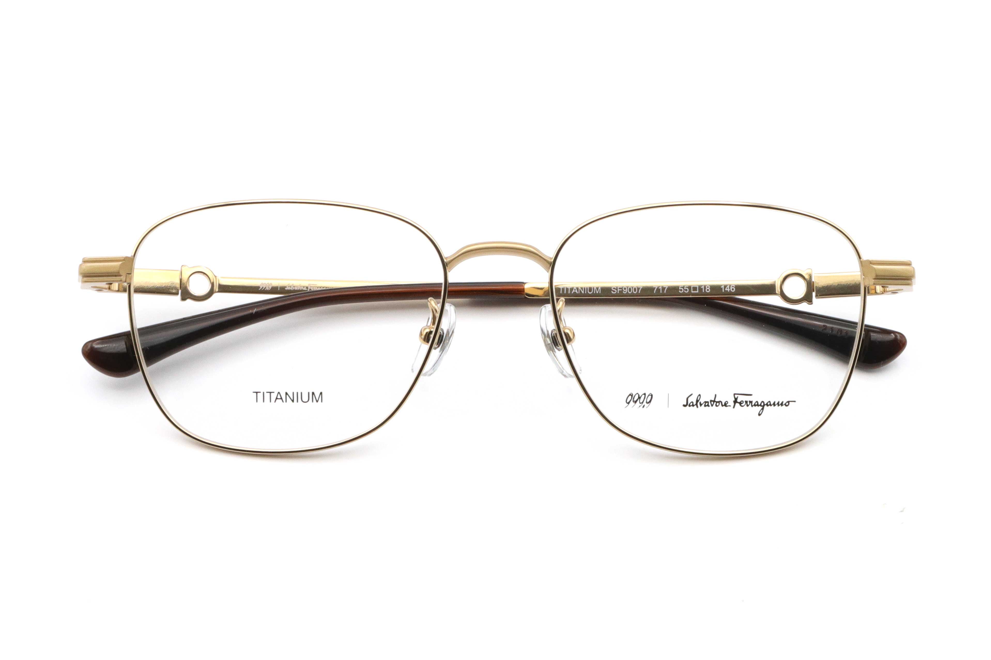 999.9×FERRAGAMO(フォーナインズ･フェラガモ) SF 9007-717ゴールド(55)