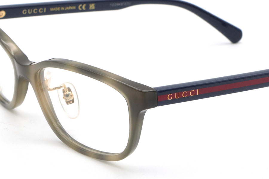 【鯖江製】GUCCI(グッチ) GG 0931OJ-002カーキベージュデミ(54)