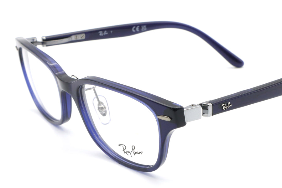 Ray-Ban(レイバン) RX 5427D-8288ポリッシュトランスペアレントブルー(53)