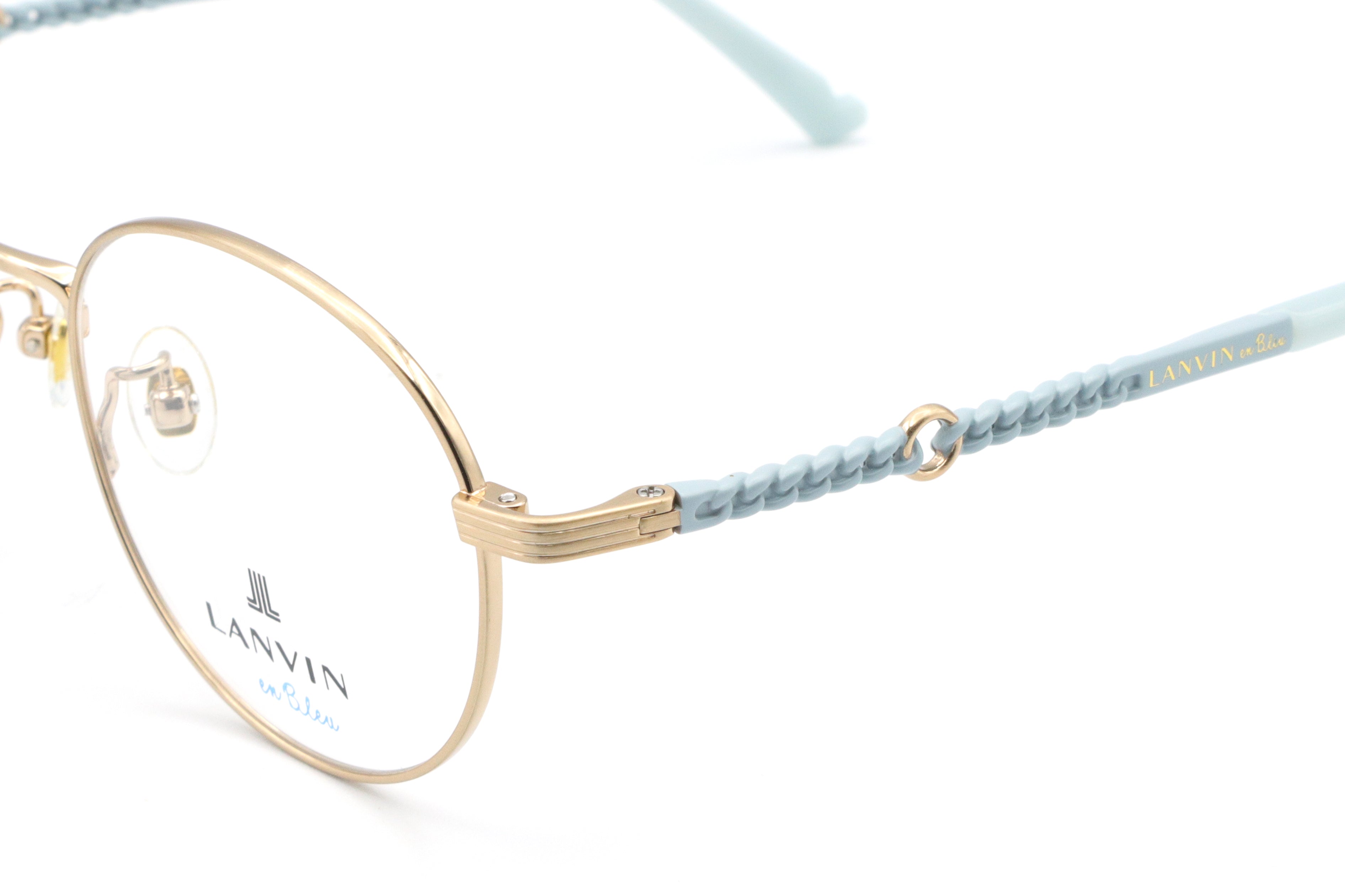 LANVIN en Bleu(ランバンオンブルー) VLB 017J-0K3Wゴールド/ブルー(50