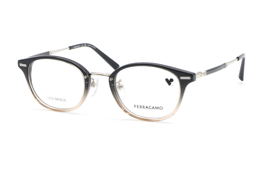 【鯖江製】FERRAGAMO(フェラガモ) SF 2981LB-209ダークブラウングラディエント(47)