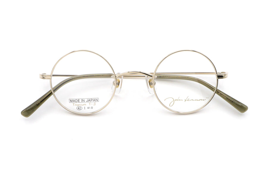 【鯖江製】John Lennon(ジョンレノン) JL 1120-1ゴールド(42)
