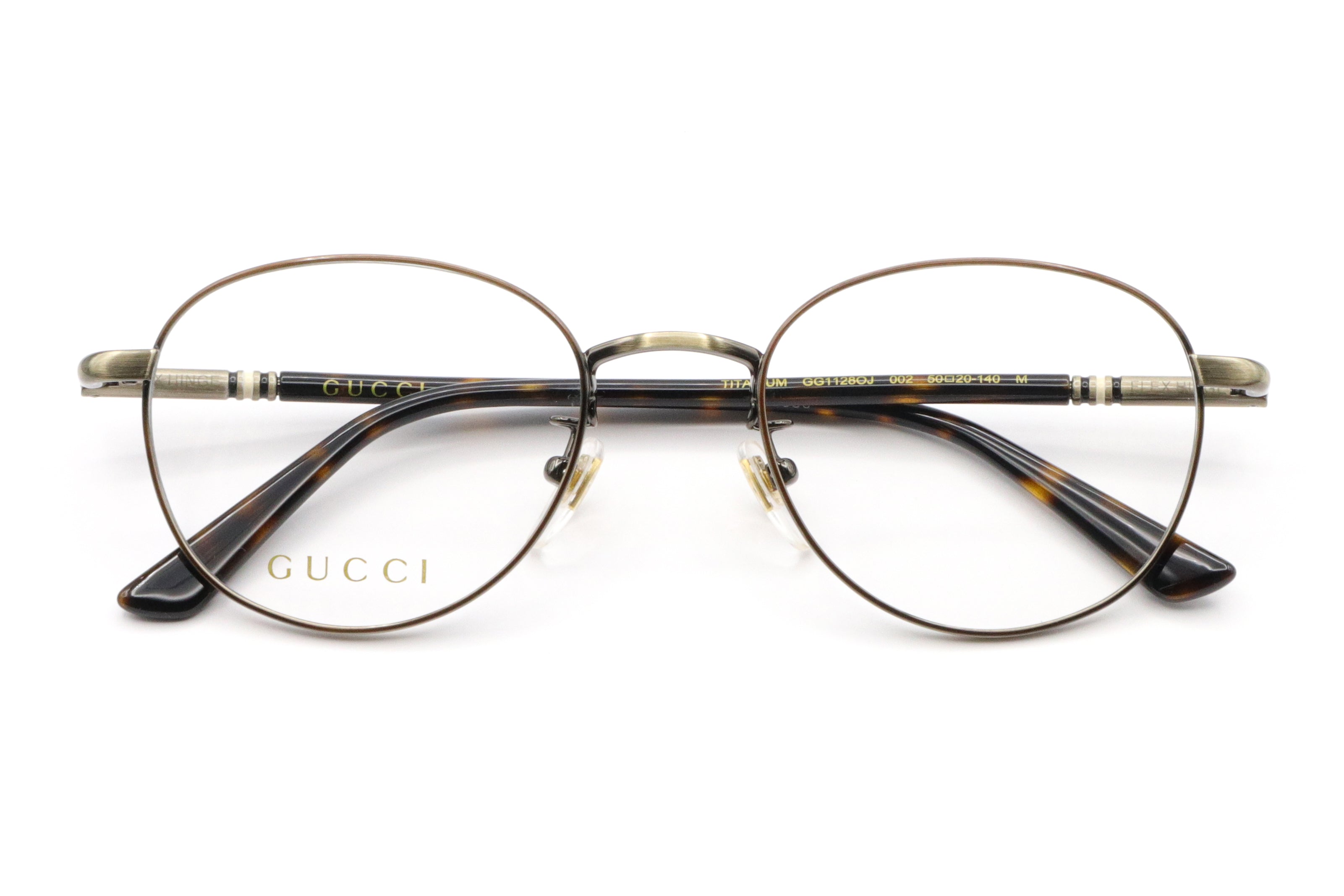 鯖江製】GUCCI(グッチ) GG 1128OJ-002ブラウン/アンティーク