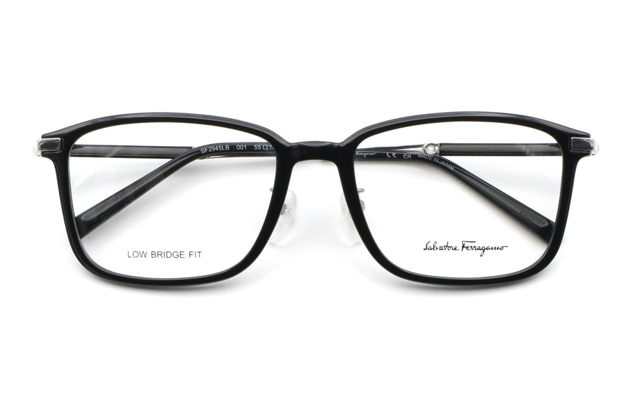 【鯖江製】Ferragamo(フェラガモ) SF 2945LB-001ブラック(55)