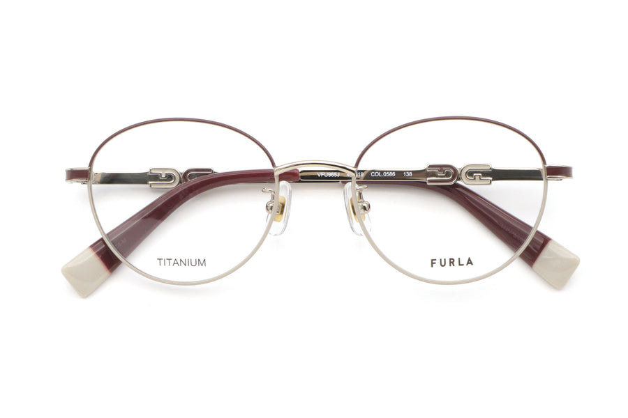 FURLA(フルラ) VFU-965J-0586セミマットッボルドー/ウォームグレー(49)