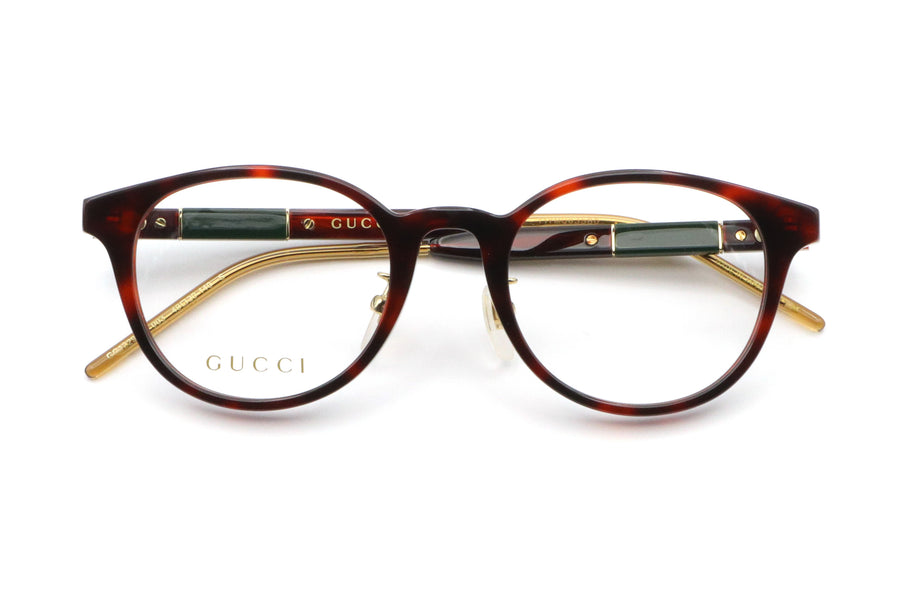 【鯖江製】GUCCI(グッチ) GG 1229OJ-003レッドブラウン(49)