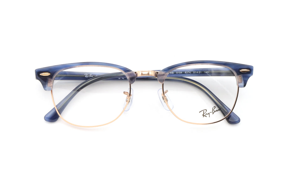 Ray-Ban(レイバン) RX 5154-8374ポリッシュストライプブルー(51)