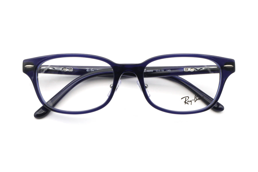 Ray-Ban(レイバン) RX 5427D-8288ポリッシュトランスペアレントブルー(53)