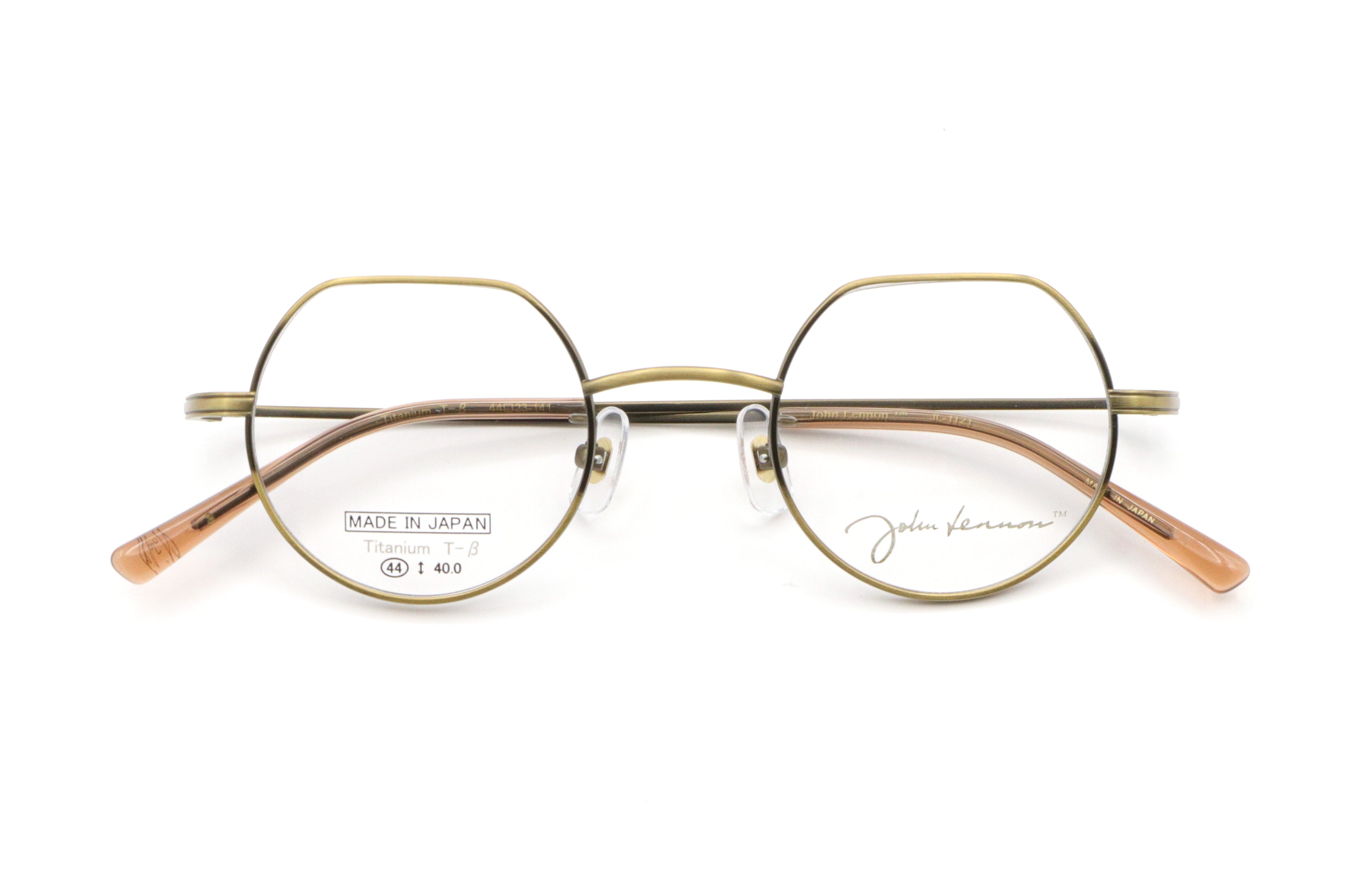 鯖江製】John Lennon(ジョンレノン) JL 1121-3アンティークゴールド(44