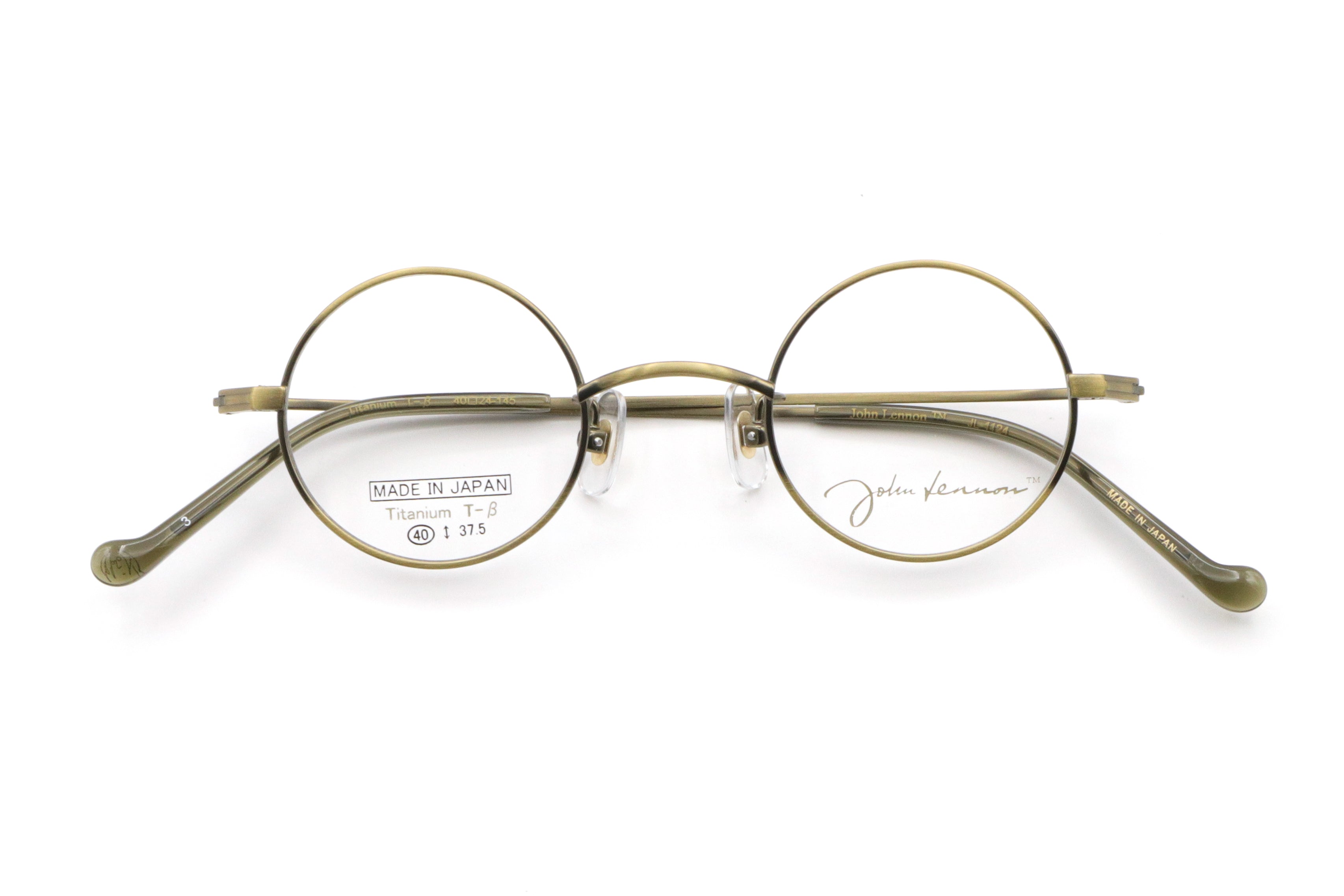 鯖江製】John Lennon(ジョンレノン) JL 1124-3アンティークゴールド(40