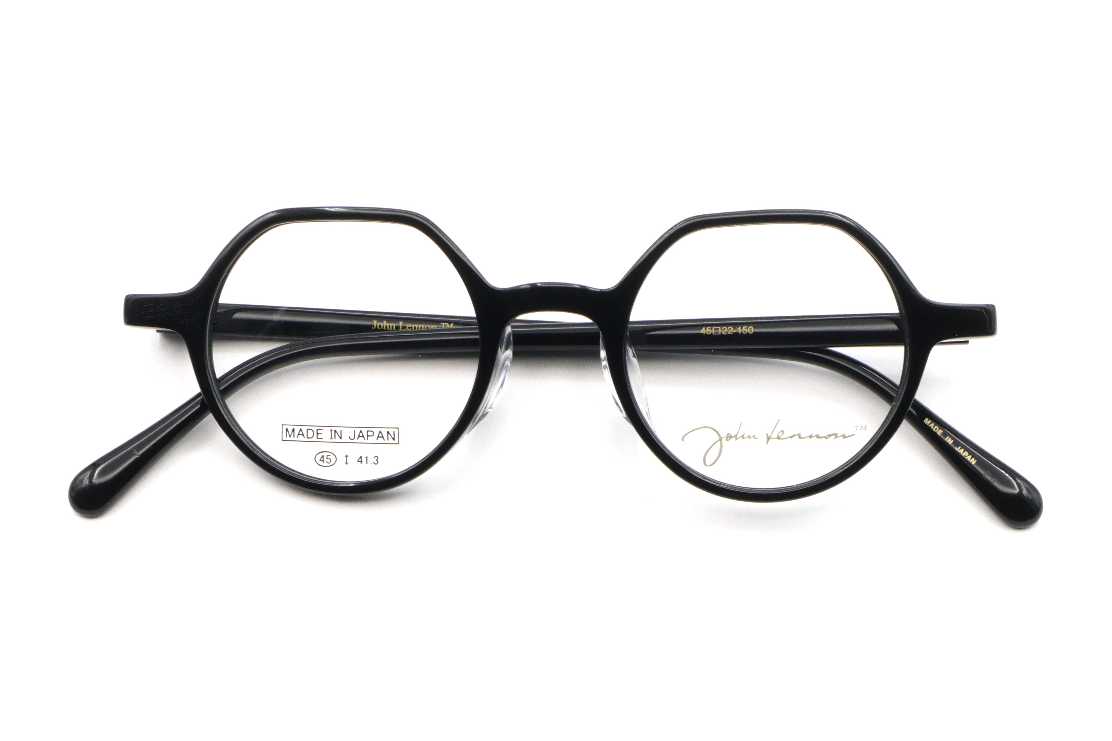 鯖江製】John Lennon(ジョンレノン) JL 6021-1ブラック(45) – 武田