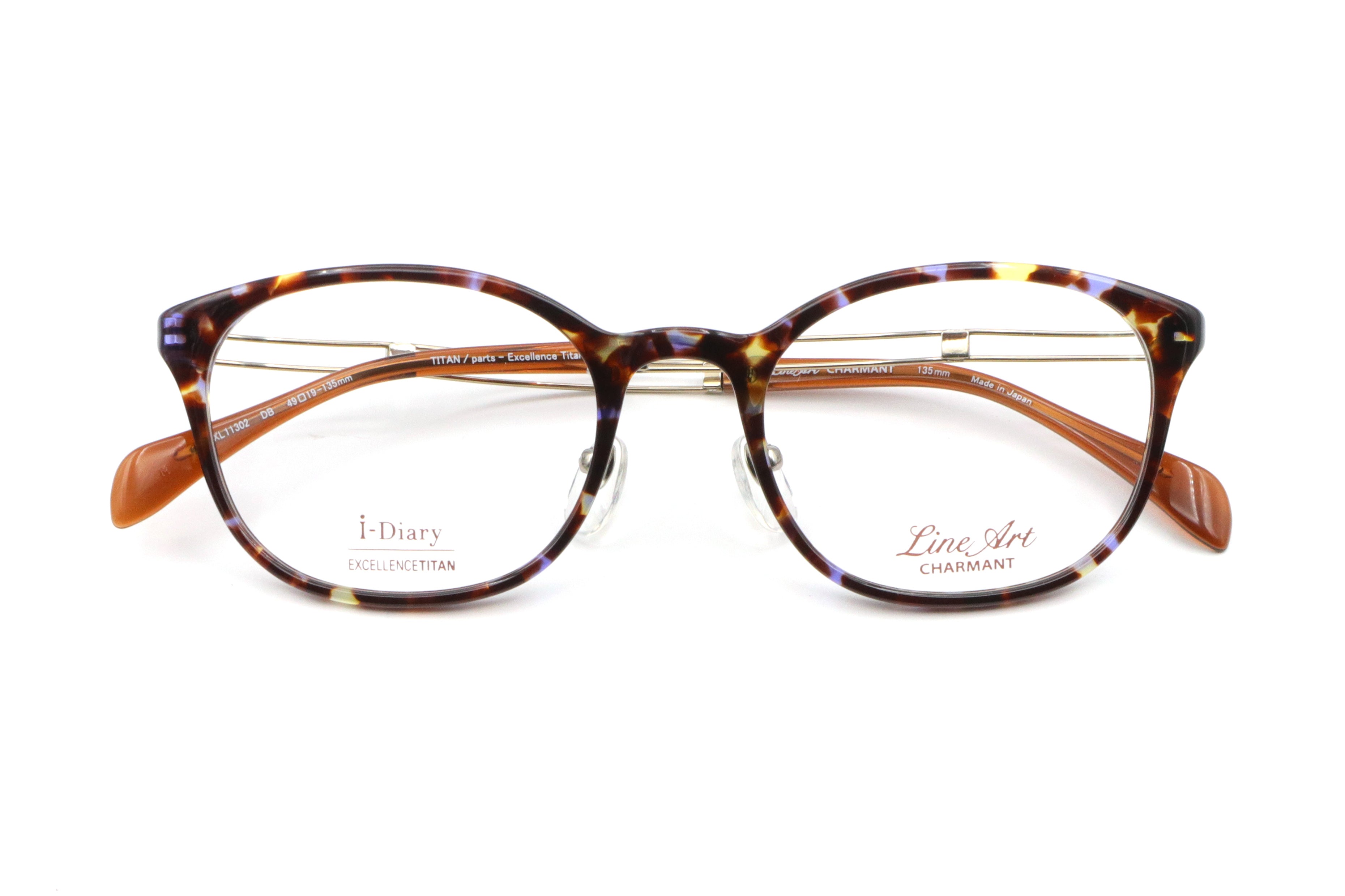 Line Art(ラインアート) XL 11302-DBデミブラウン(49) – 武田メガネ