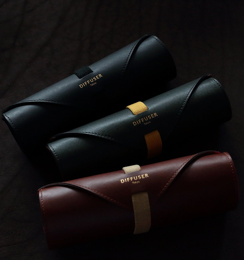 DIFFUSER(ディフューザー) SG1109A OIL LEATHER ROLL EYEWEAR CASE