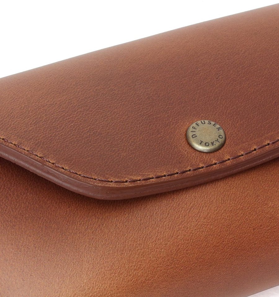 DIFFUSER(ディフューザー) SG1137B HORWEEN LEATHER EYEWEAR CASE 2 ウイスキー