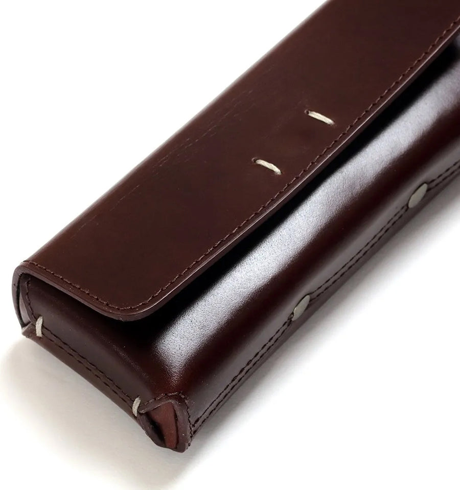 DIFFUSER(ディフューザー) SG1163B OIL LEATHER RECT EYEWEAR CASE チョコブラウン
