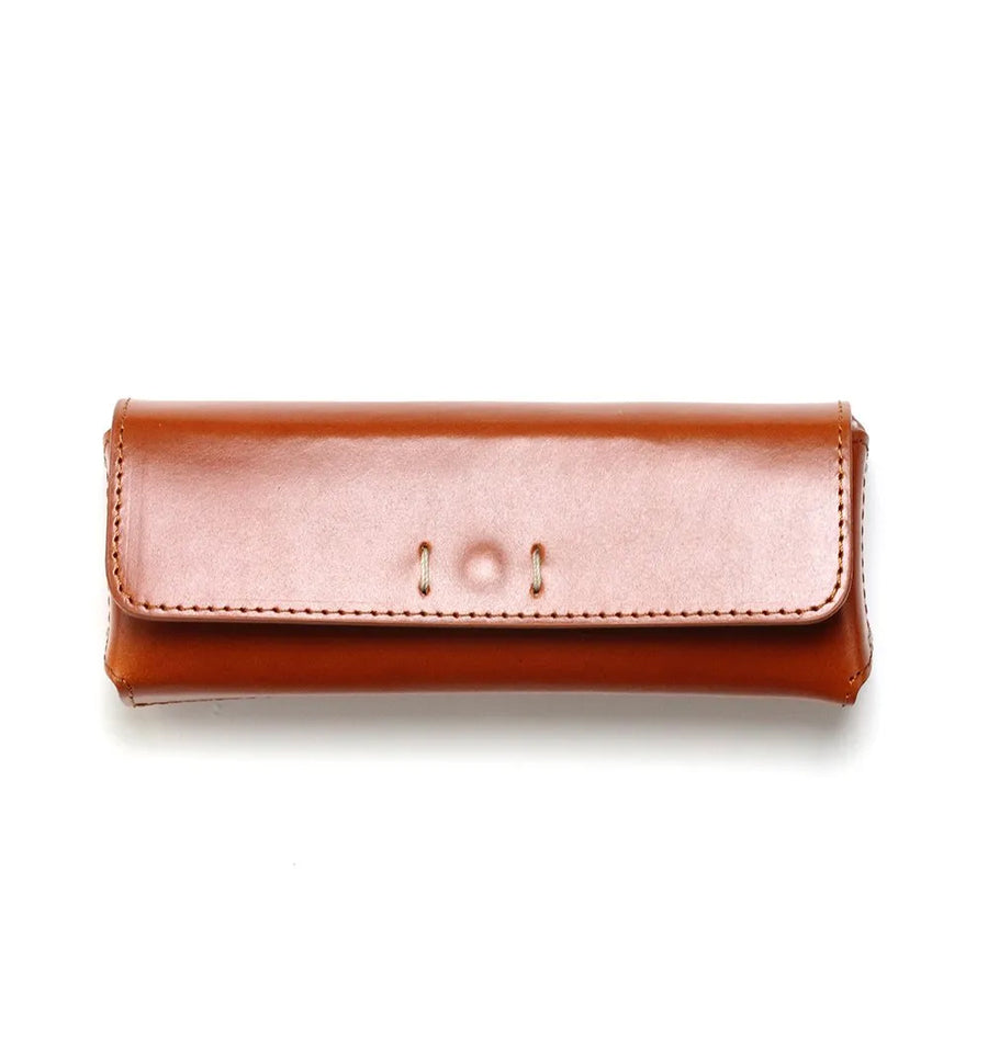 DIFFUSER(ディフューザー) SG1163C OIL LEATHER RECT EYEWEAR CASE キャメル