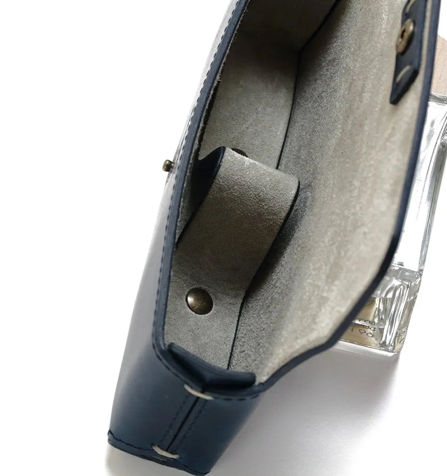 DIFFUSER(ディフューザー) SG1163D OIL LEATHER RECT EYEWEAR CASE ブルー