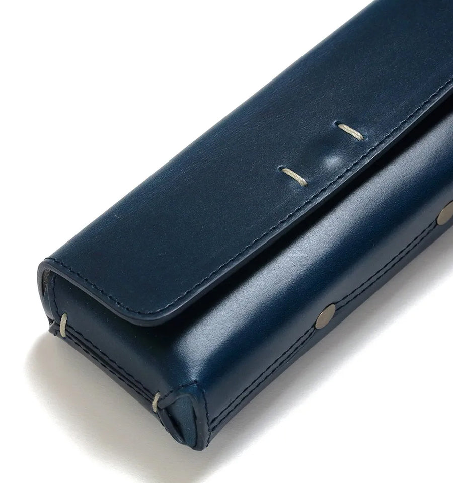 DIFFUSER(ディフューザー) SG1163D OIL LEATHER RECT EYEWEAR CASE ブルー