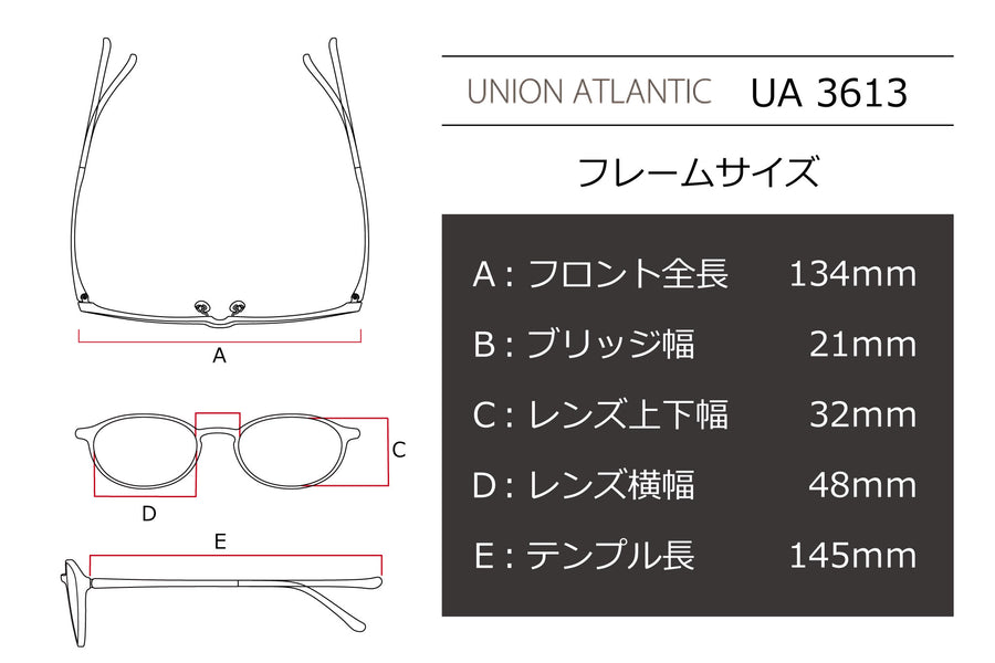 UNION ATLANTIC(ユニオンアトランティック) UA 3613-21ゴールド(48)