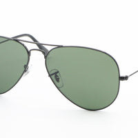 Ray-Ban Aviator RB 3025 L2823 Black/Green Sunglasses - US