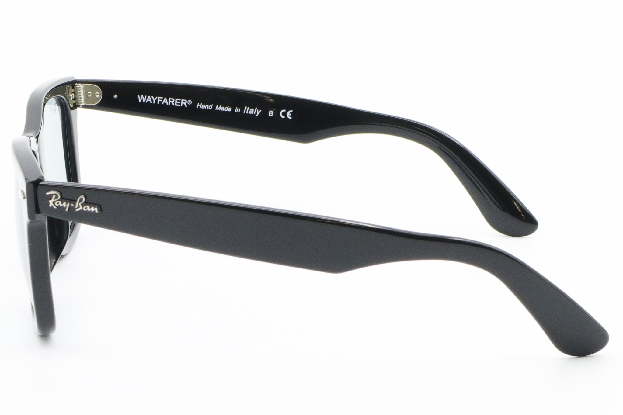 美品Ray-Ban WAYFARER RB2140-F 601/R5 サングラス Ray-Ban(レイバン)RB 2140F-601/R5ブラック(52)ウェイファーラー