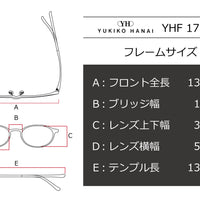 YUKIKO HANAI(ユキコハナイ) YHF 17507V-45ゴールド/ネイビー(52)