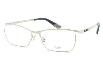 【鯖江製】POLICE(ポリス) VPLE 12J-0G34マットシルバー(56)