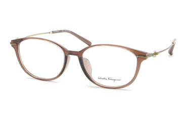 【鯖江製】Ferragamo(フェラガモ) SF 2572LB-210ブラウン(52)