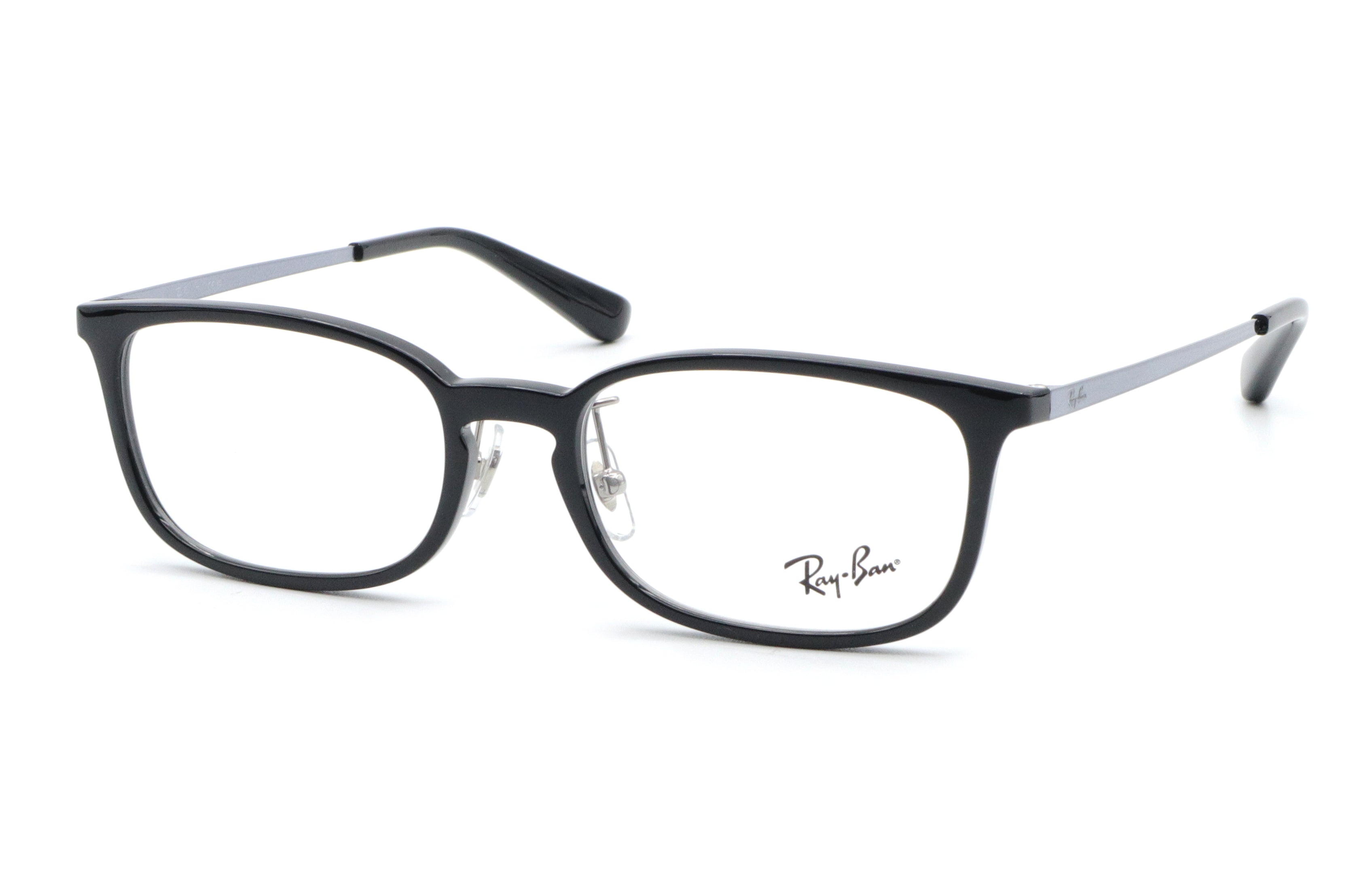 レイバン メガネ フレーム RB7182D-5985 RX7182D-5985 Ray-Ban(レイバン) RX 7182D-5985ブラック/ブラッシュドガンメタル(53