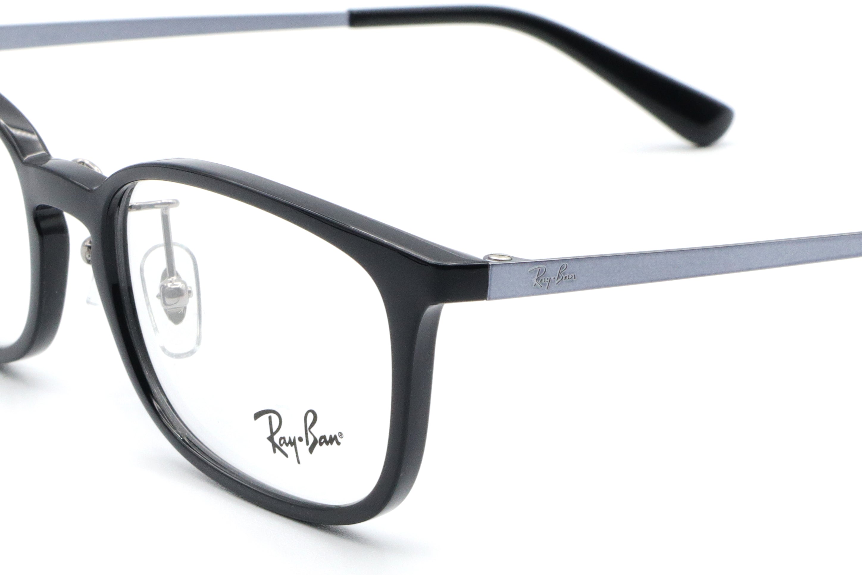 Ray-Ban(レイバン) RX 7182D-5985ブラック/ブラッシュドガンメタル(53) – 武田メガネオンラインショップ