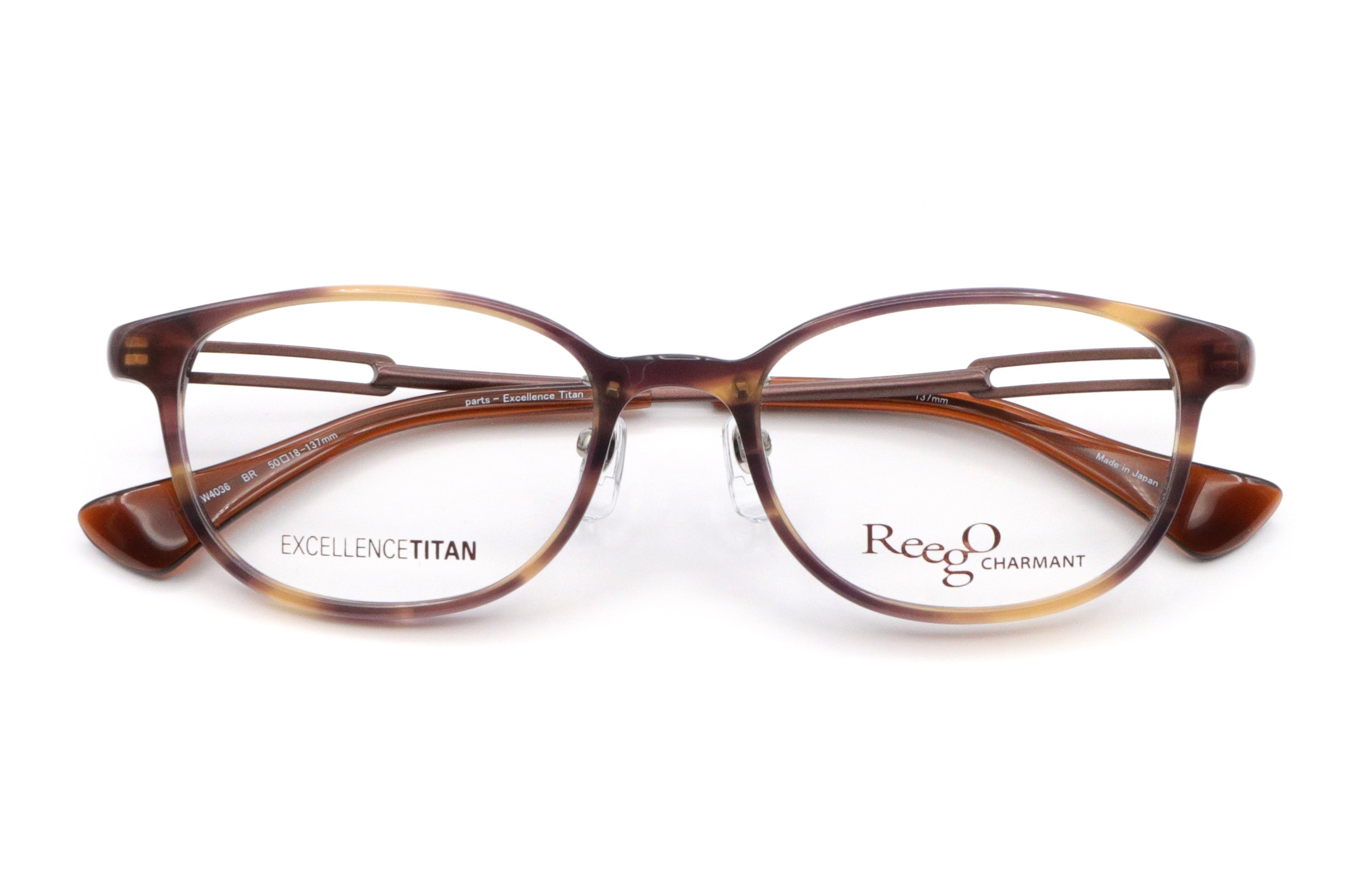 鯖江製】Reego(リーゴ) XW 4036-BRブラウン(50) – 武田メガネ