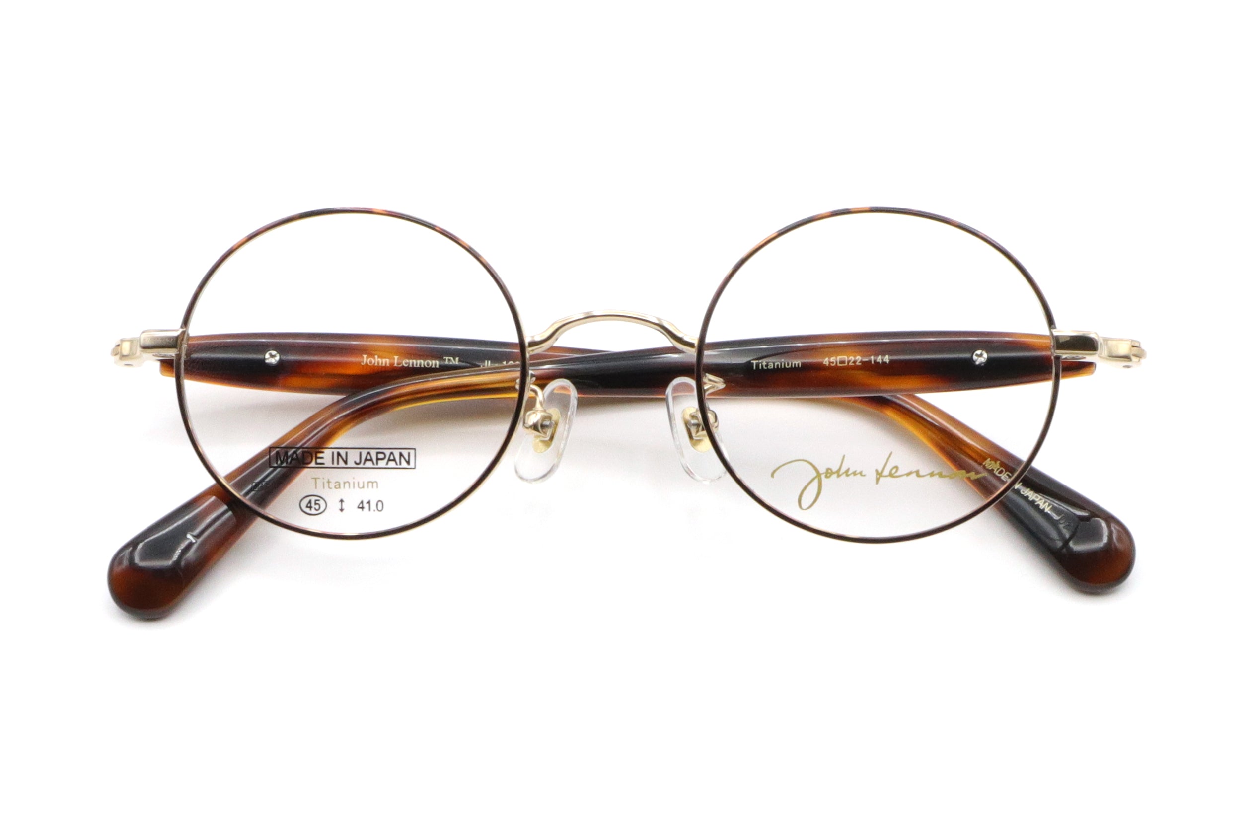 鯖江製】John Lennon(ジョンレノン) JL 1098-1ブラウン/ゴールド(45